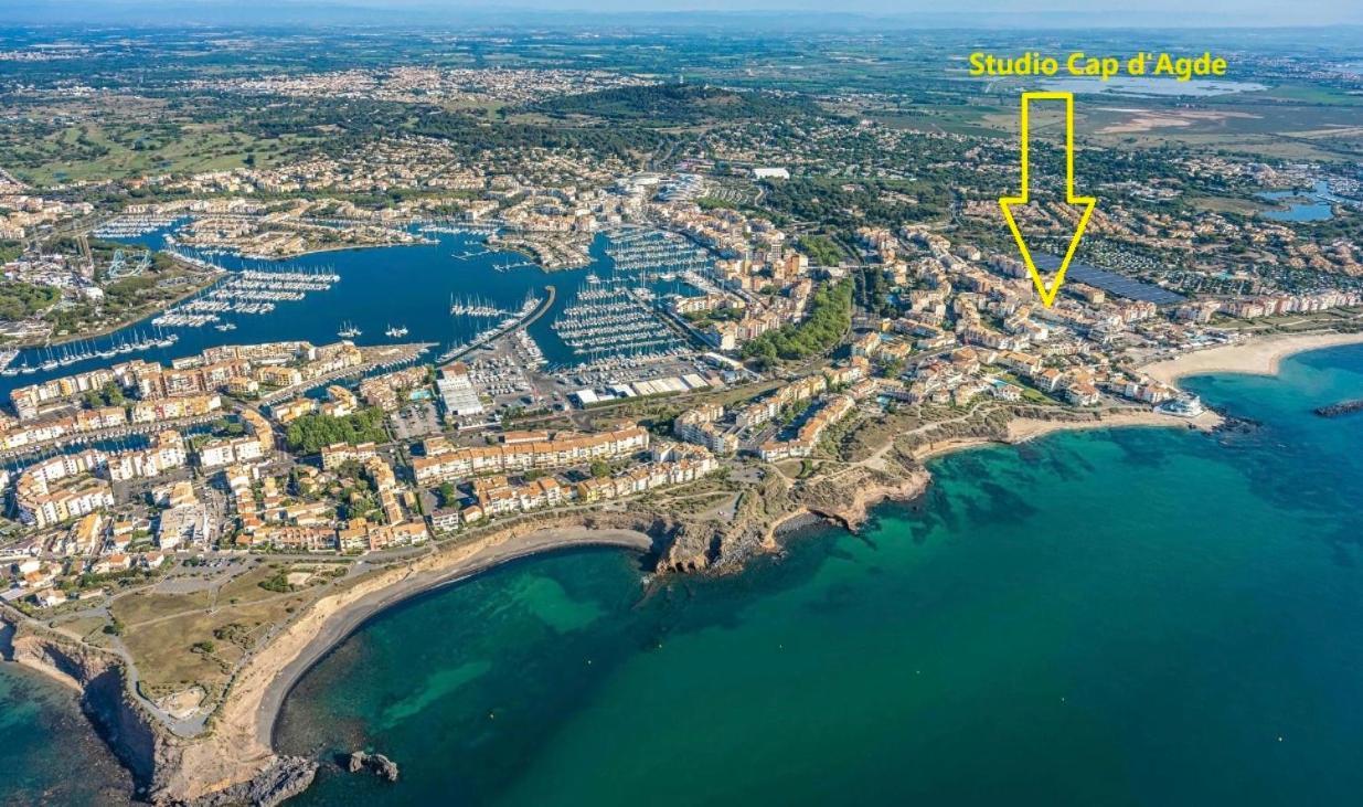 Joli Studio Proche Plage Du Mole Agde Exteriér fotografie